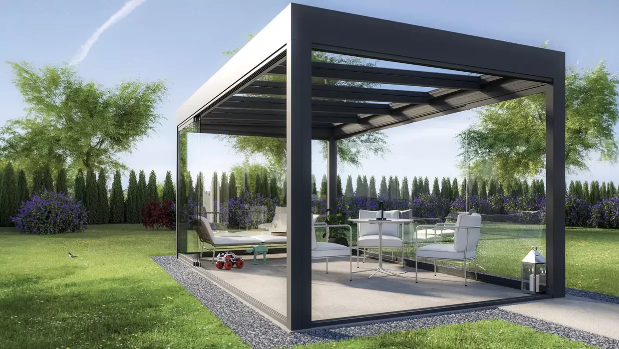 Sunparadise Terrassendach Cubo