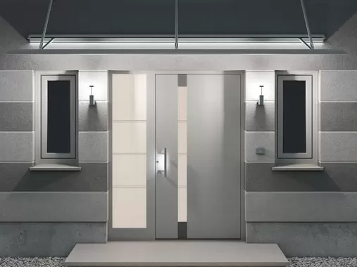 Kompotherm Vordach Zulegro Beleuchtet