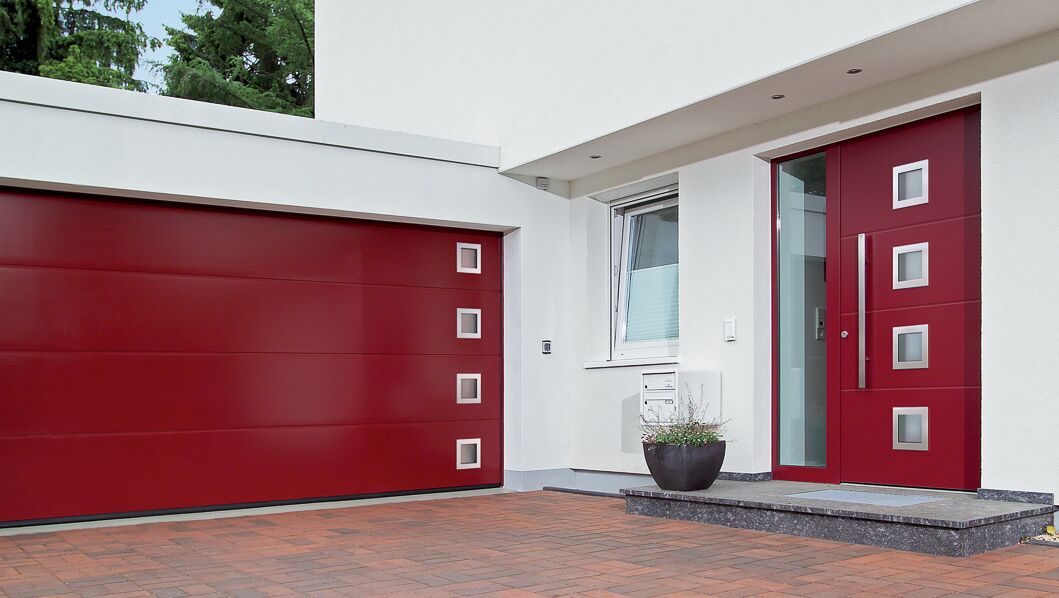 Garagentor Hoermann Rot
