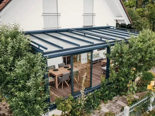Sunparadise Terrassendach Aluminium Anthrazit