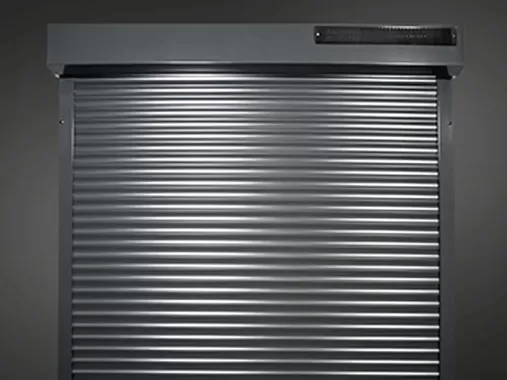 Detailaufnahme Solarrollladen Anthrazit